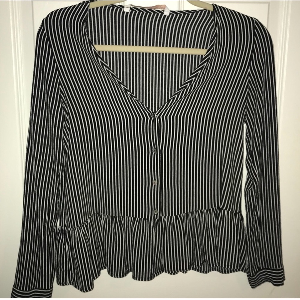Zara peplum top.
